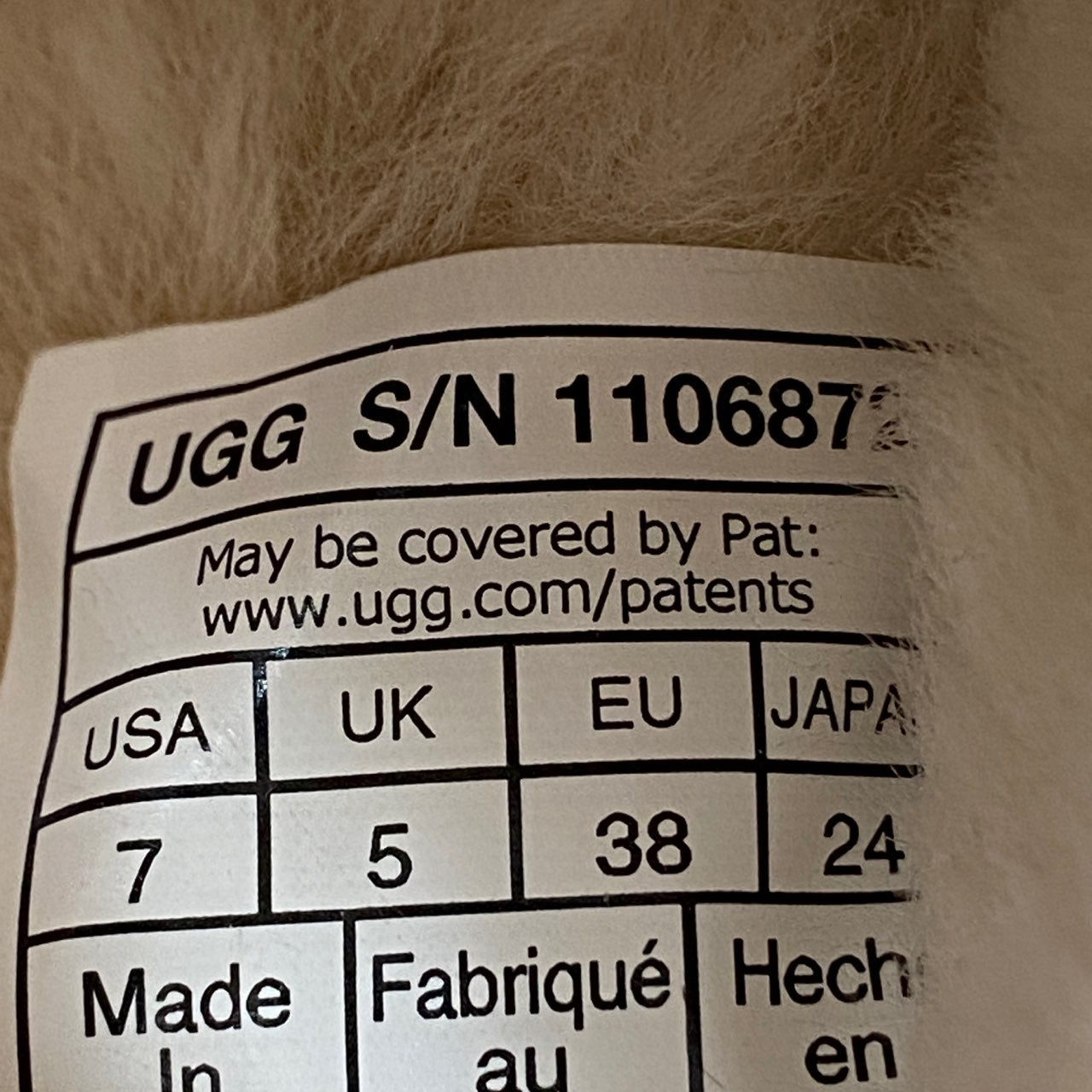 12L6 《極美品》 UGG アグ ボアサンダル 24 ブラウン レディース スカフェットⅡ ルームシューズ スエード