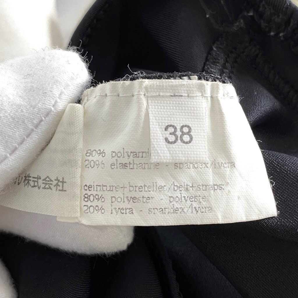 47b6 CHANEL シャネル 96C ココマーク スイムウェア 水着 ビキニ 38 ブラック ヴィンテージ レトロ フランス製