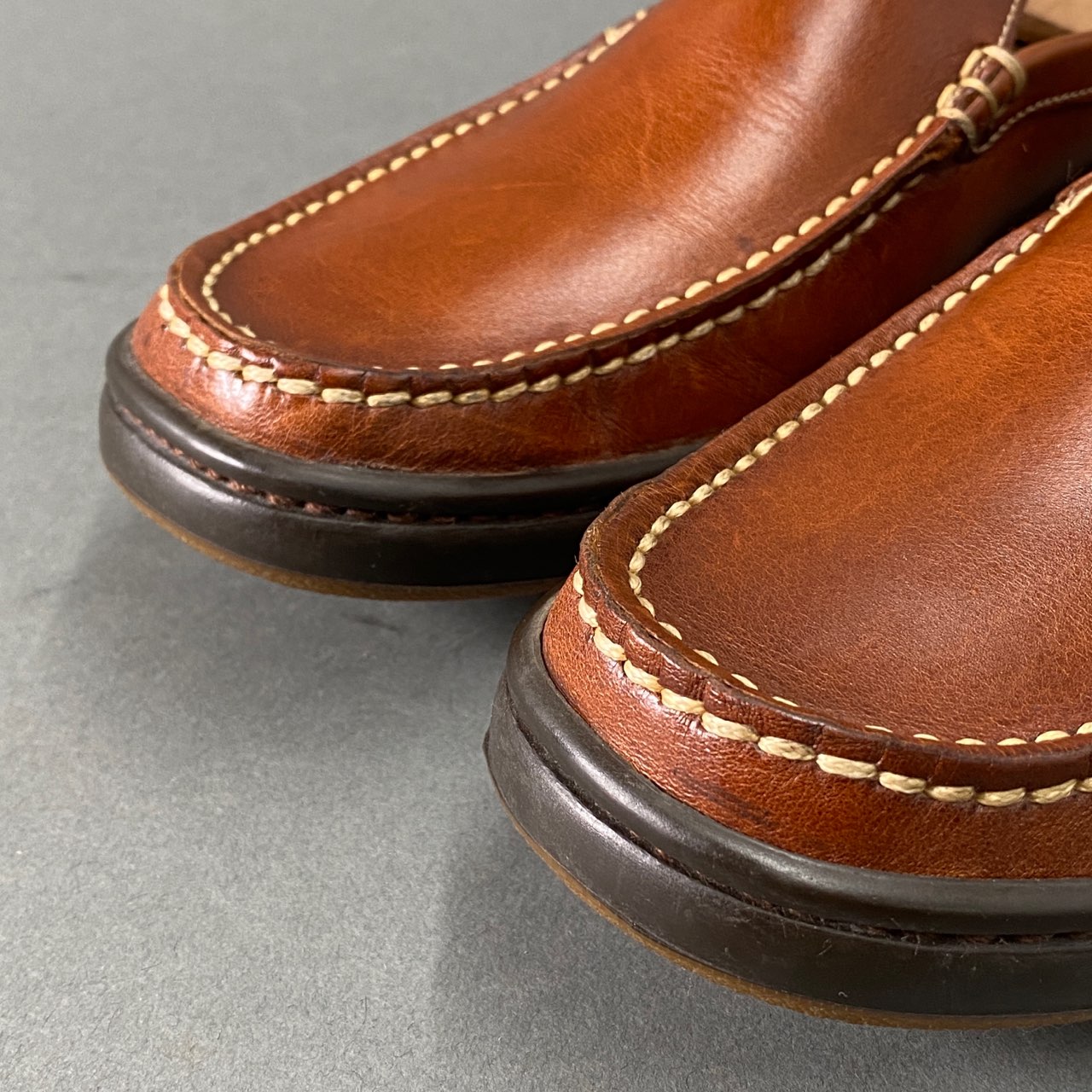 1L10 Paraboot パラブーツ BAHAMAS バハマ サンダル 6 1/2(25～25.5cm相当) ブラウン レザー スリッポン スニーカー シューズ