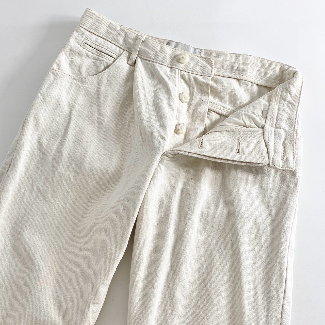 25c6 STUDIO NICHOLSON スタジオニコルソン SN-622 THE ALFINI PANT パンツ ボトム  00 ベージュ コットン