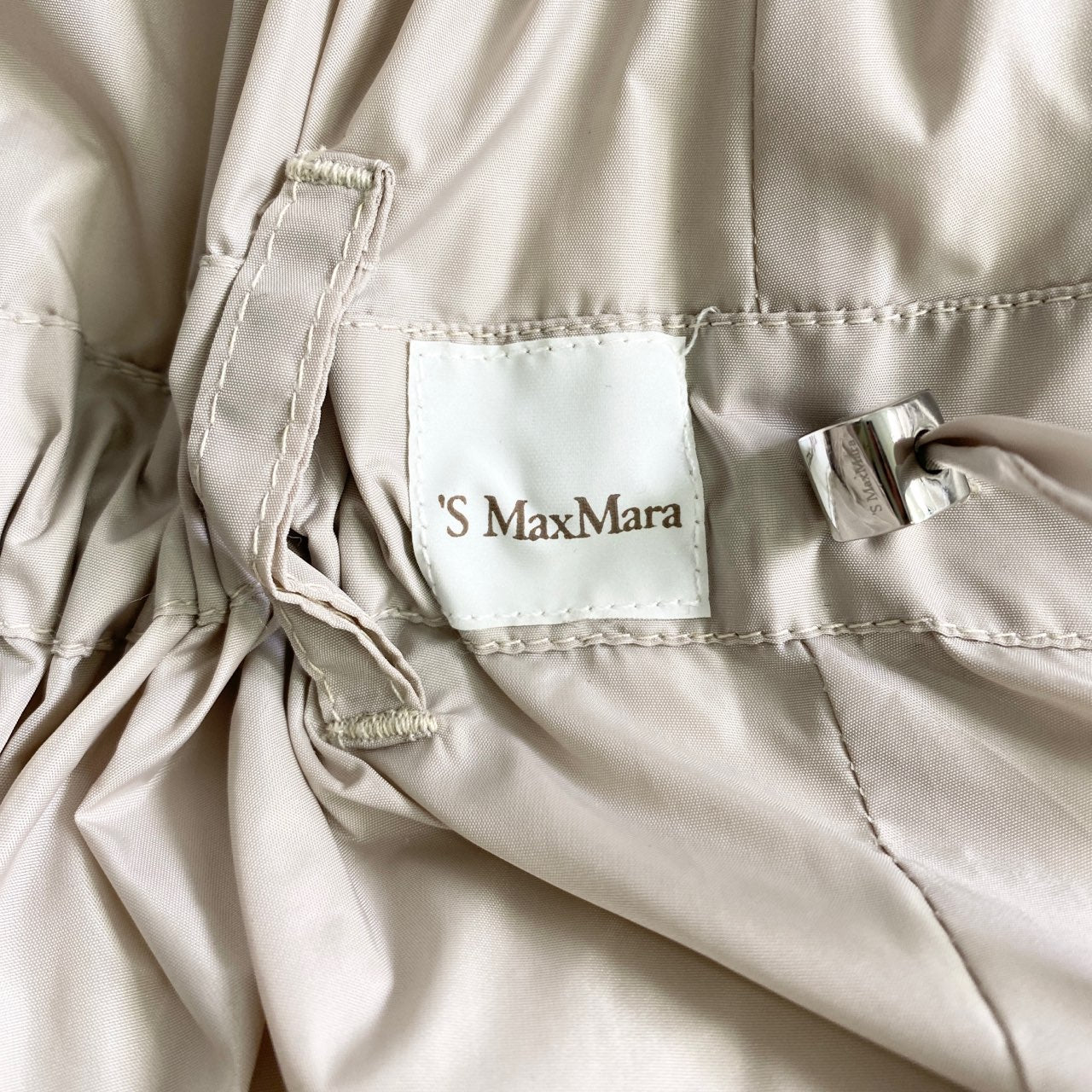 16L7 S Max Mara エス マックスマーラ リバーシブル ダウンベストコート 38 ベージュ アウター DOWN VEST COAT