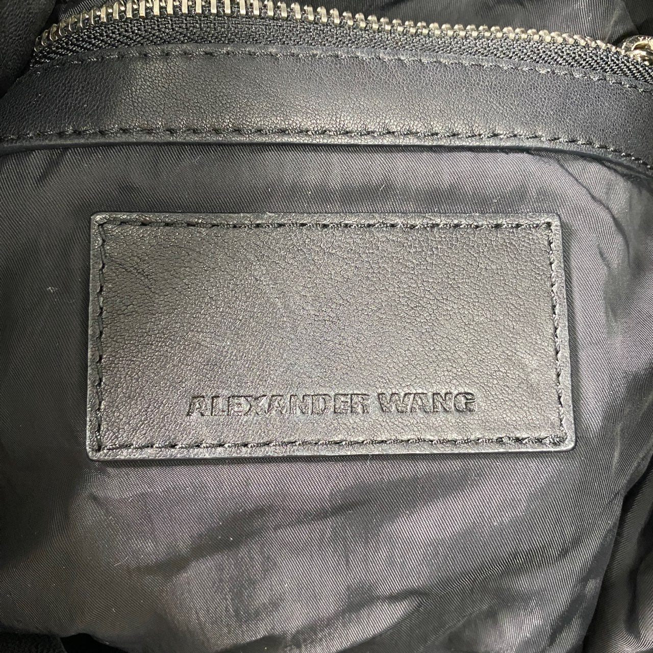 Fb9 Alexander Wang アレキサンダーワン 3way リュック バックパック ブラック レザー 本革 ソフトレザー 黒 BACKPACK