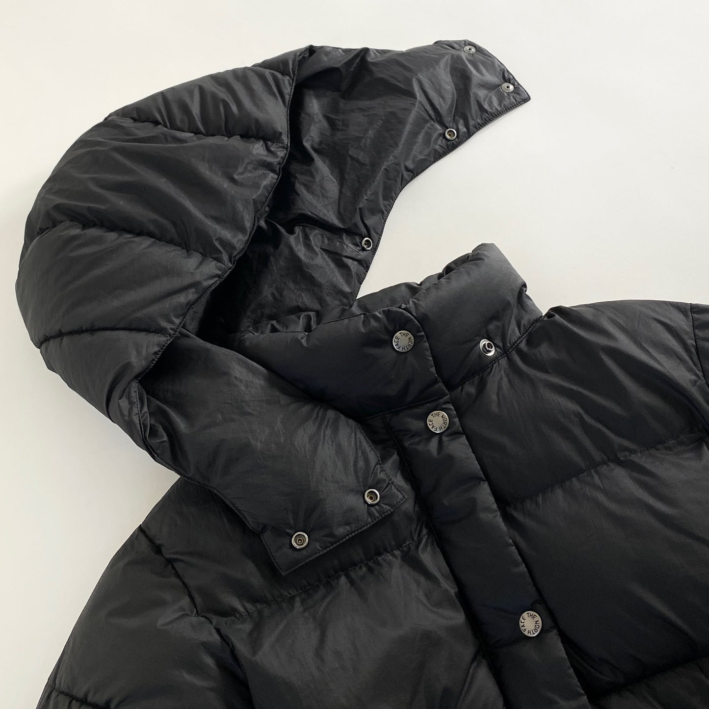 14a18 THE NORTH FACE ノースフェイス 中綿ジャケット キャンプシェラショート NYW82032 パーテックス L ブラック レディース トップス アウター