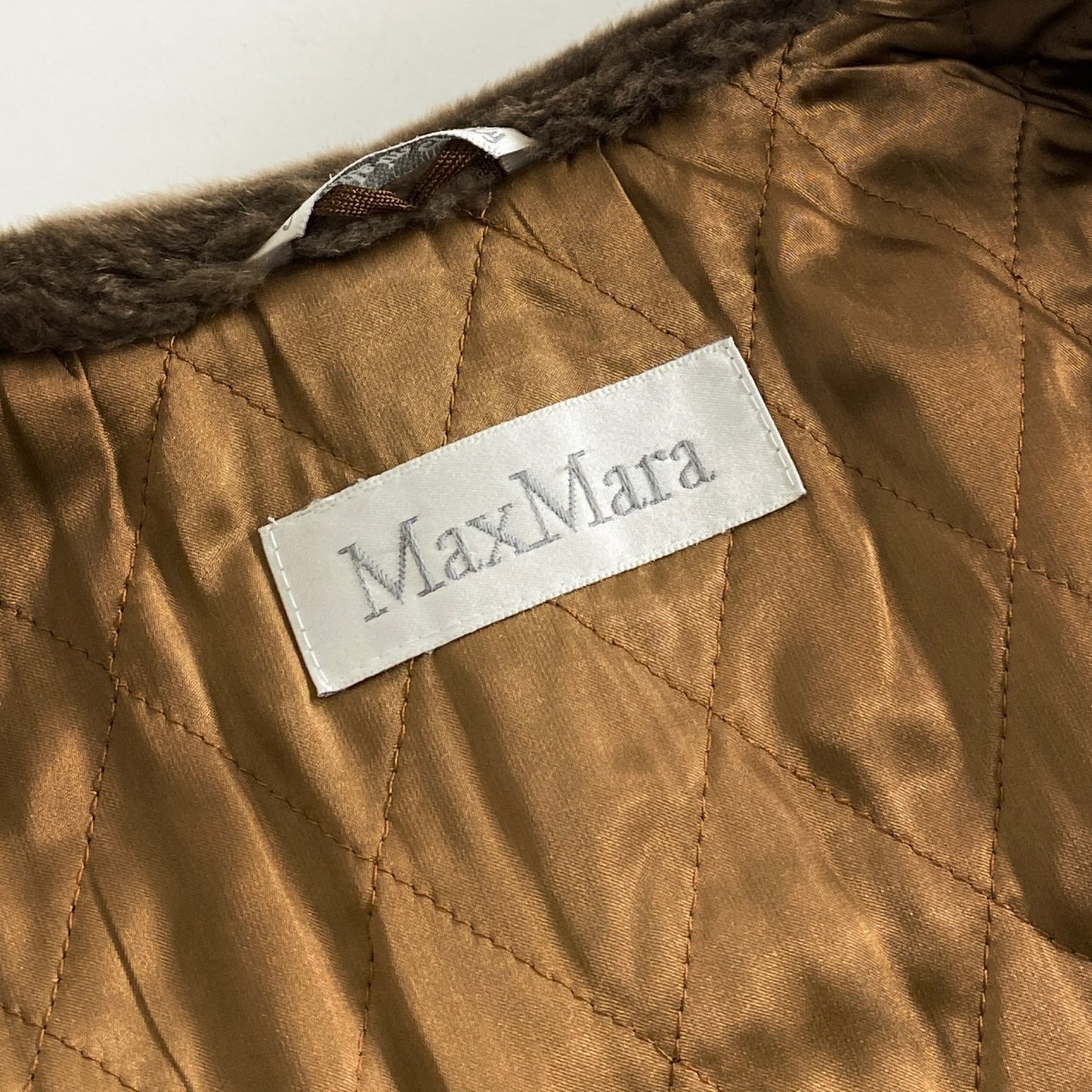 55k21《美品》Max Mara マックスマーラ カシミヤ混 ビッグカラーコート 42 キャメル アウター 羽織 上着