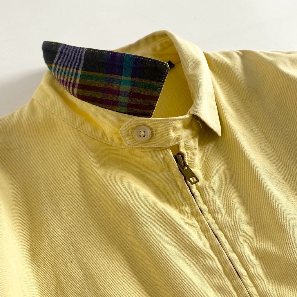 17b11 POLO BY RALPH LAUREN ポロラルフローレン ミニポニー スウィングトップ ジャケット ブルゾン Mサイズ イエロー コットン