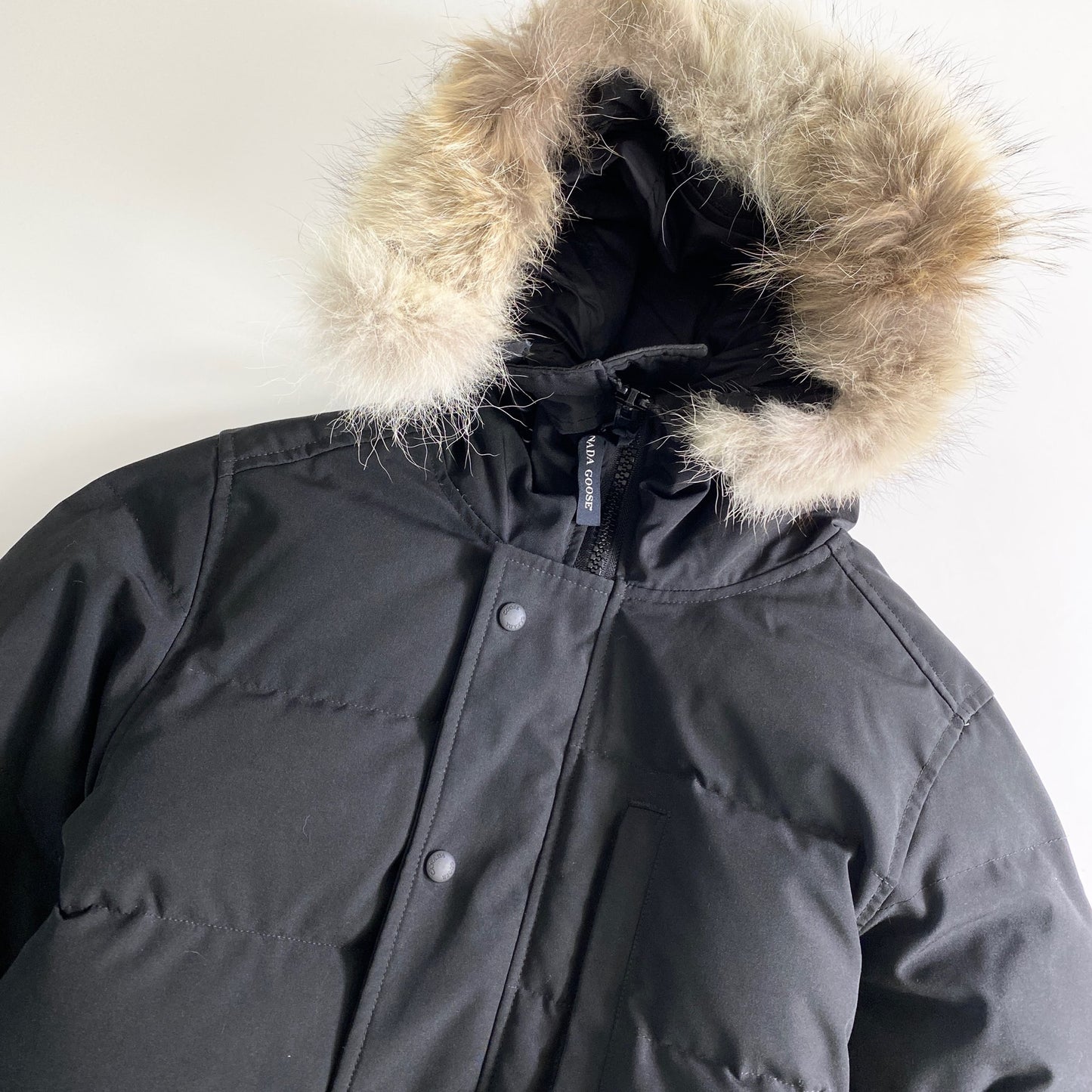 60k4 CANADA GOOSE カナダグース カーソンパーカー ダウンジャケット 3805JMA S ブラック ファー取り外し可 CARSON PARKA アウター コヨーテ カナダ製