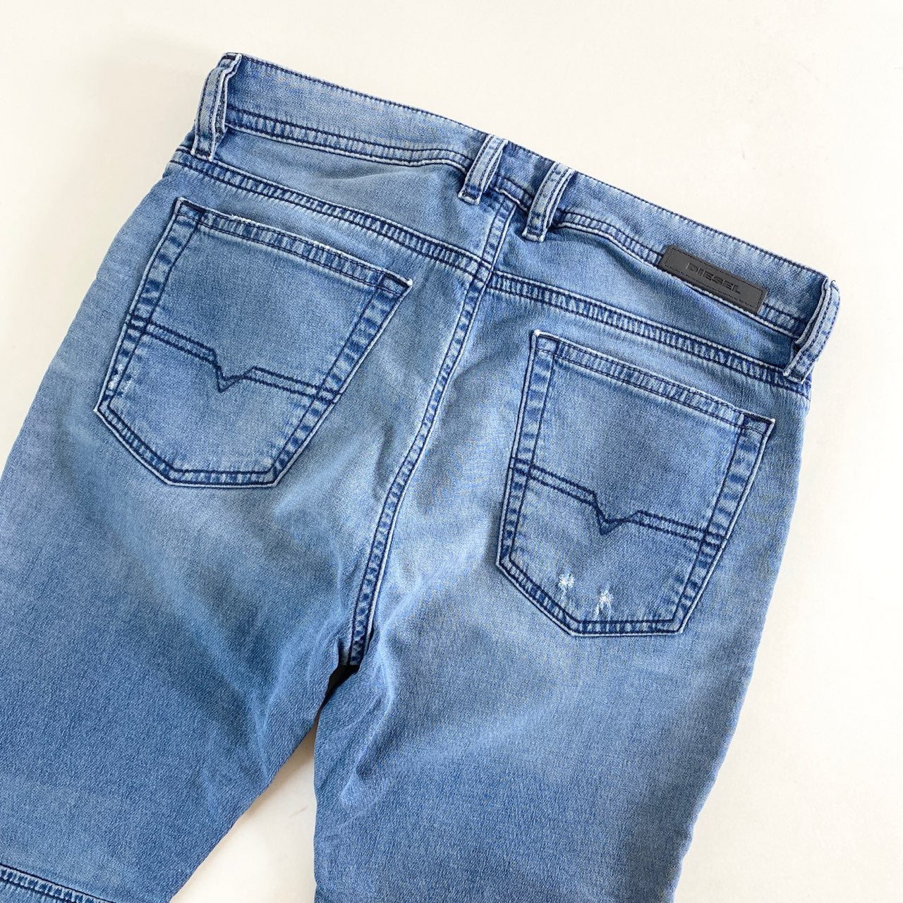 9L10《未使用》定価\46,200 DIESEL ディーゼル Jogg Jeans BAKARI-NE スウェットデニムパンツ W28 インディゴ ジーンズ DENIM タグ付き