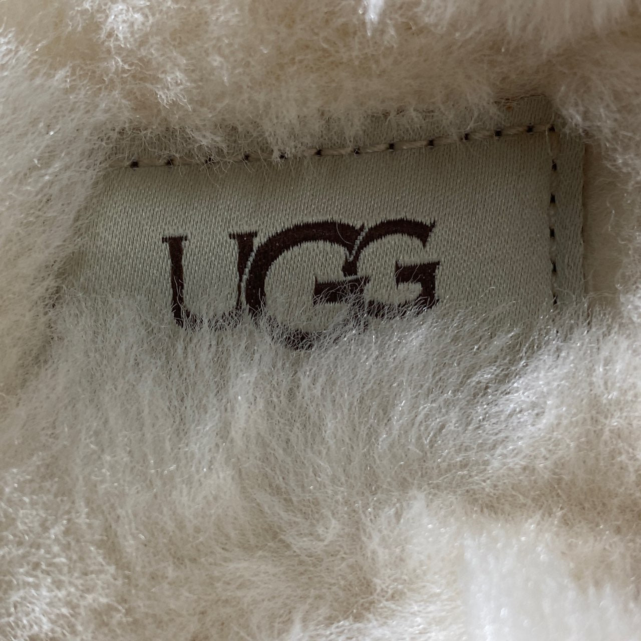 12L6 《極美品》 UGG アグ ボアサンダル 24 ブラウン レディース スカフェットⅡ ルームシューズ スエード