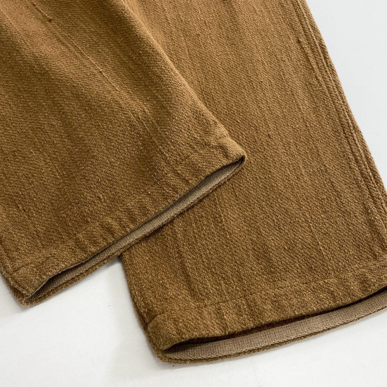 39c20 COLINA コリーナ コットンパンツ L ブラウン 日本製 ボトムス 162PT10 COTTON PANTS コインポケット