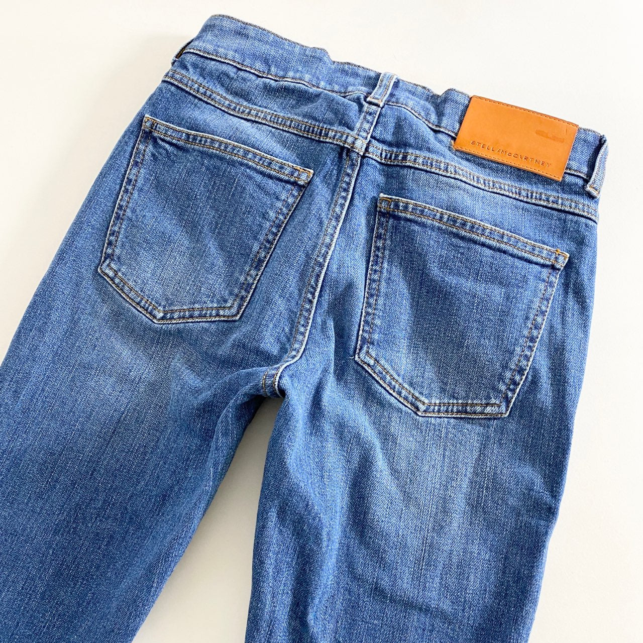 57L2 STELLA McCARTNEY ステラマッカートニー サイドラインストレッチデニムスキニーパンツ 24 インディゴ ジーンズ DENIM PANTS