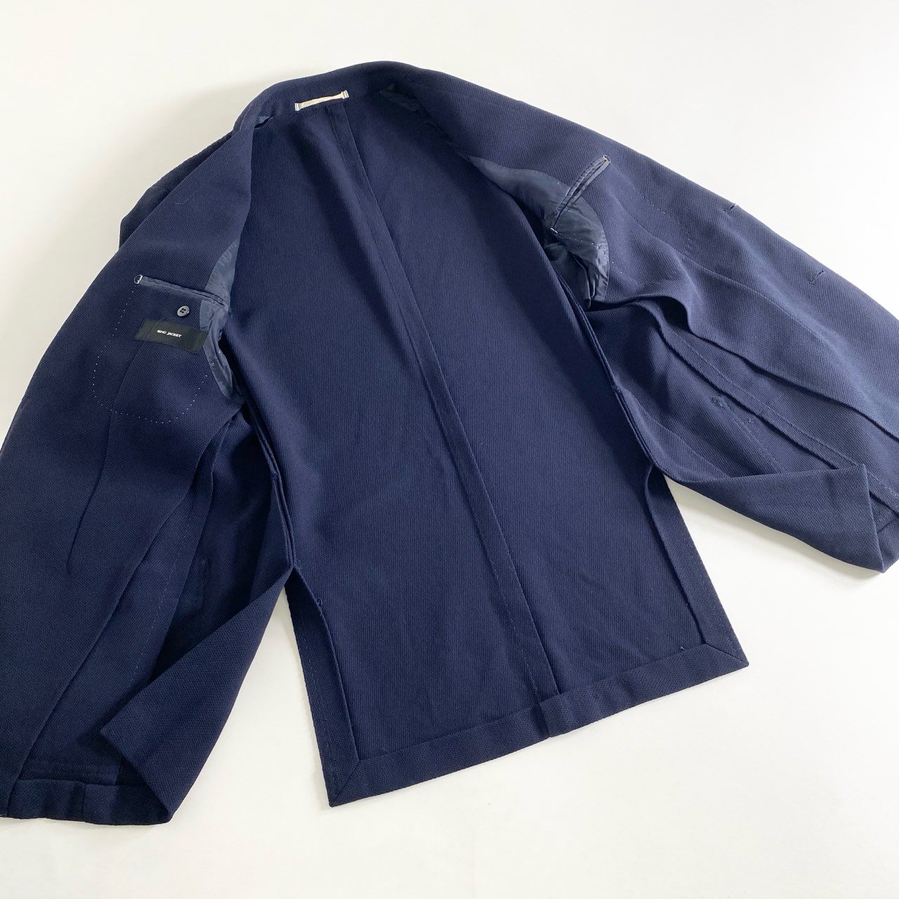 5b26 日本製 RING JACKET リングヂャケット テーラードジャケット スーツジャケット 50 ネイビー ビジネス トップス 上着 メンズ
