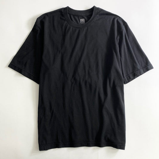 49b25 《極美品》 タグ付き FEDELI フェデーリ スーピマコットンTシャツ L ブラック カットソー インナー TEE イタリア製