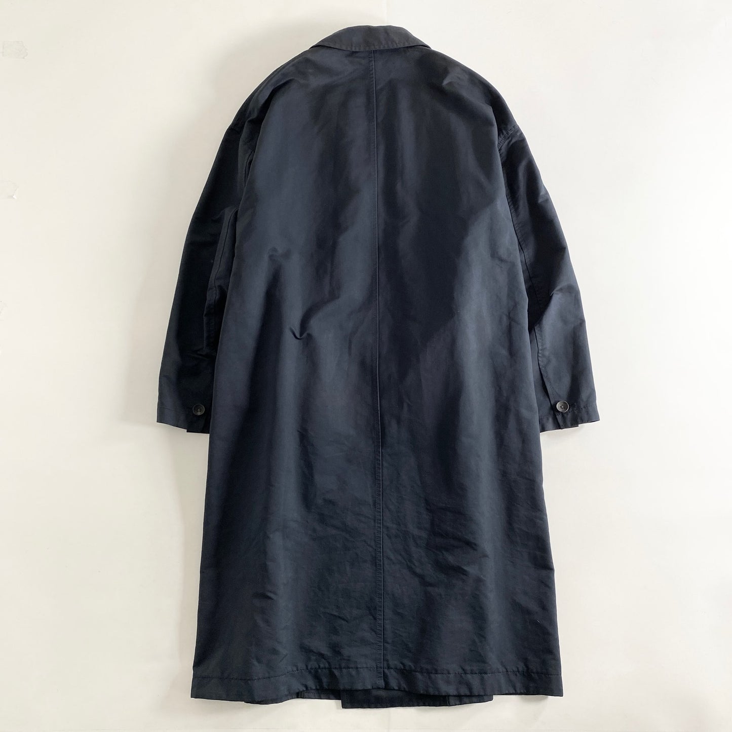 43k29 THE RERACS ザ リラクス 20AW LOOSE CHESTER FIELD COAT 46 ネイビー チェスターコート ロングコート 日本製