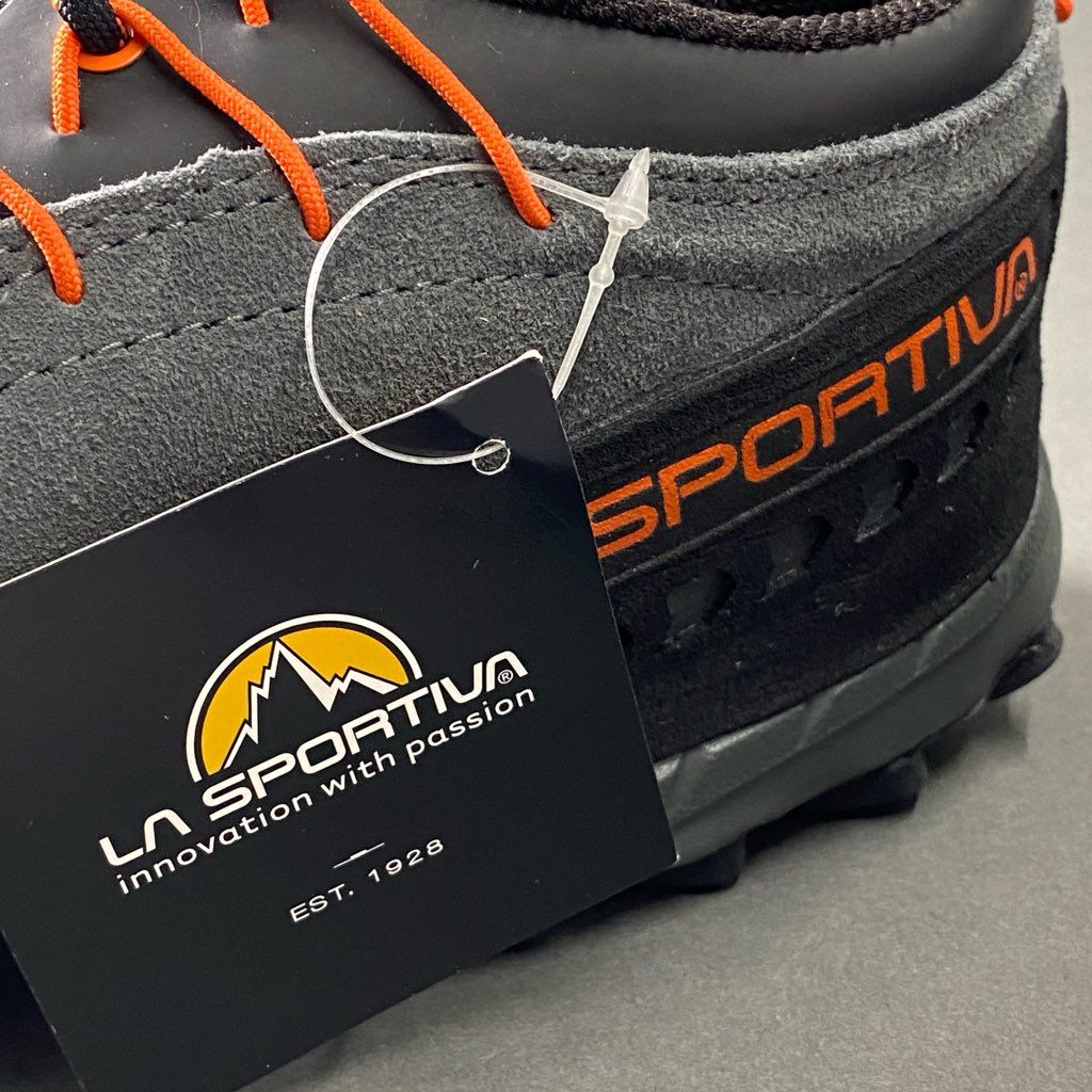 7b27 《未使用》 La Sportiva スポルティバ TX4 トレッキングシューズ 40 1/2 グレー ブラック アウトドア vibram