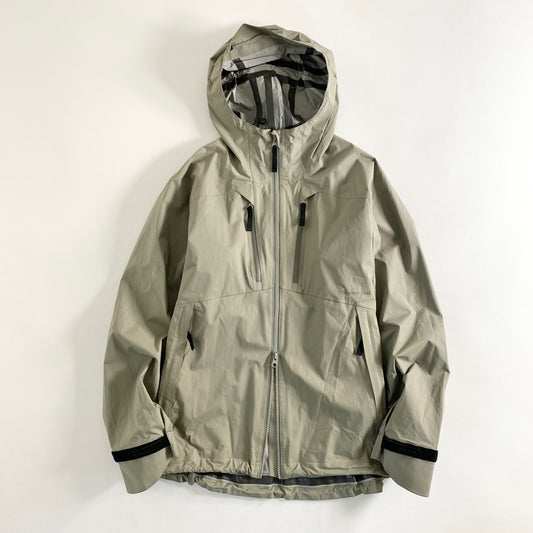 45a27 snow peak スノーピーク マウンテンパーカー ナイロンジャケット 2.5L RAIN JACKET JK-21SU005 グリーン カーキ系 ナイロン M メンズ アウトドア