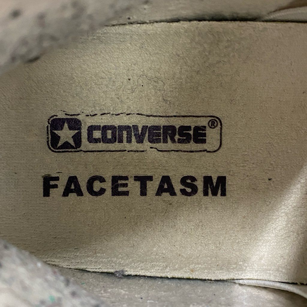 6b27 converse コンバース × FACETASM ファセッタズム 30周年 WEAPON ウェポン ハイカット ボアスニーカー 27.5cm イエロー スエード シューズ