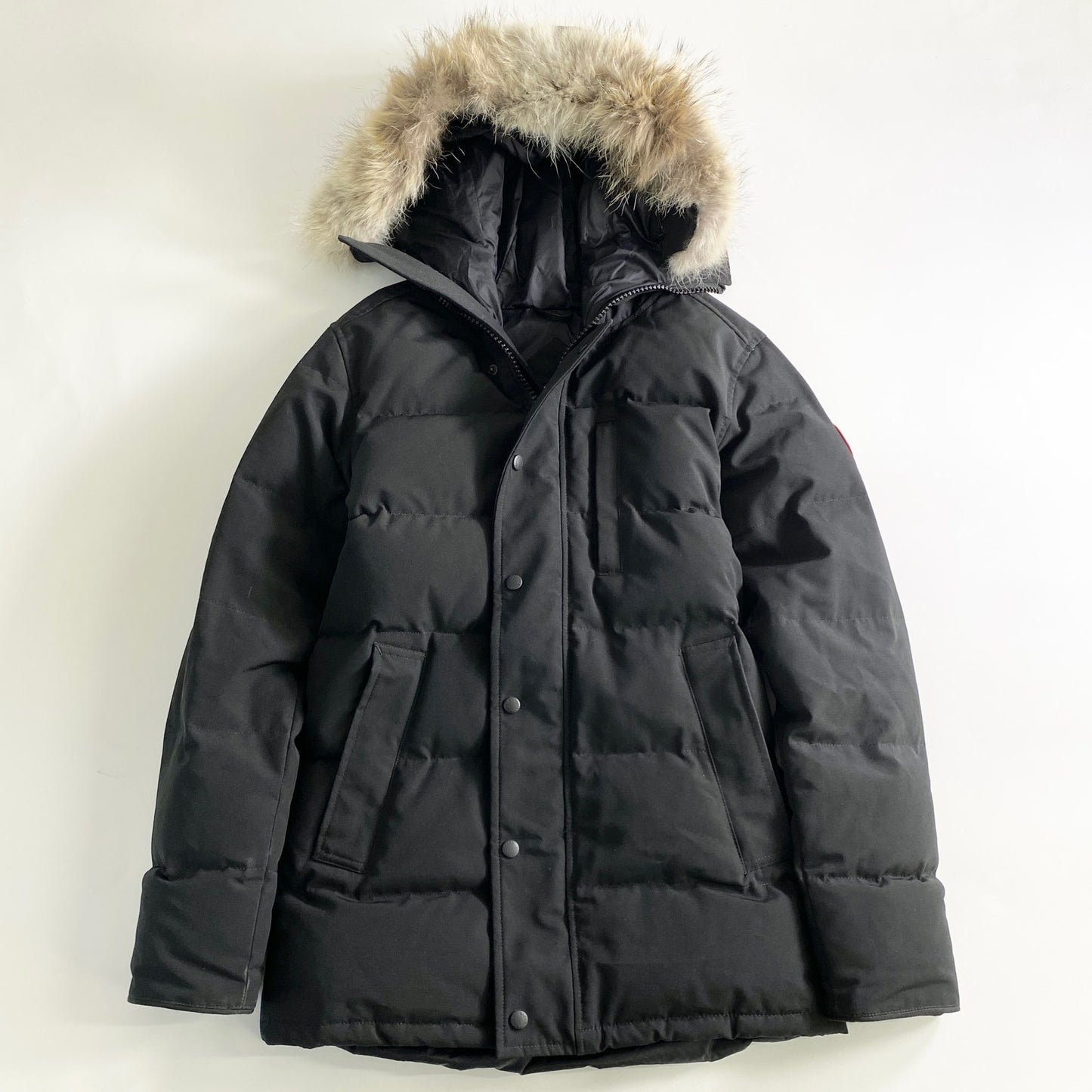 60k4 CANADA GOOSE カナダグース カーソンパーカー ダウンジャケット 3805JMA S ブラック ファー取り外し可 CARSON PARKA アウター コヨーテ カナダ製