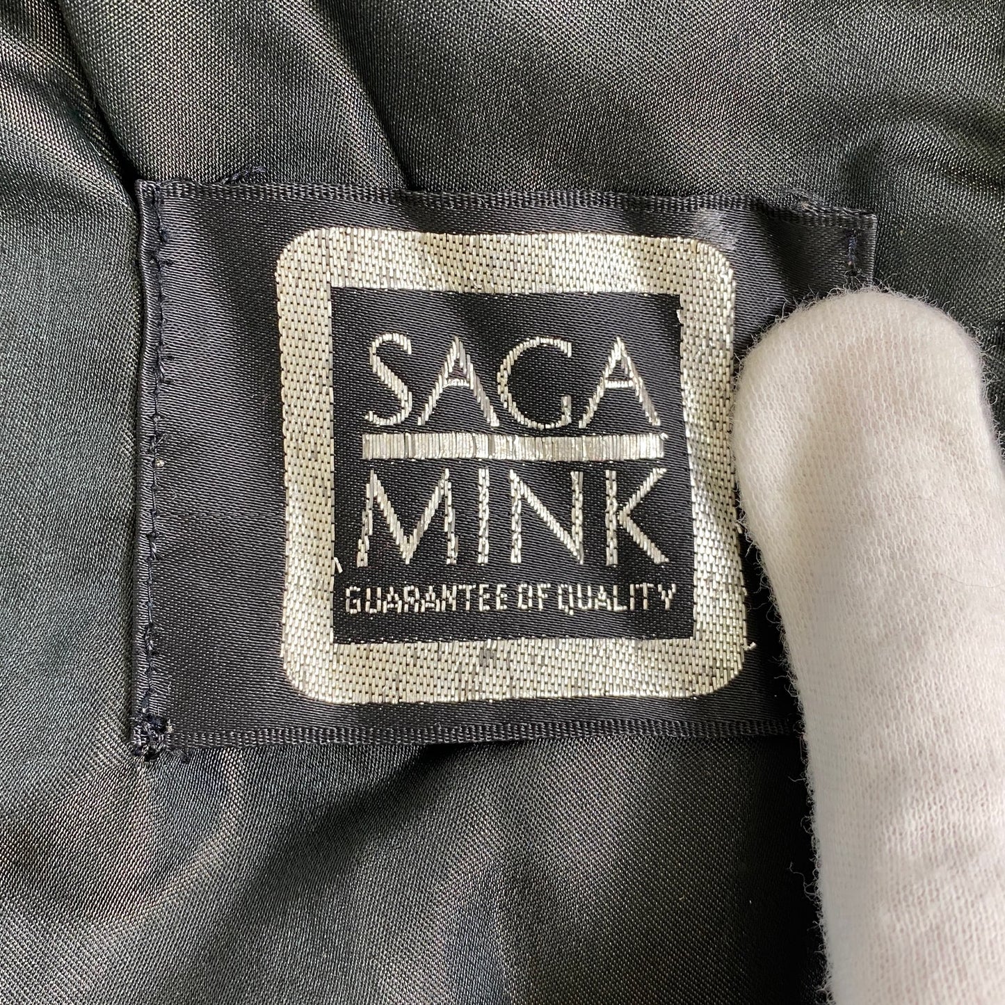 43L25《本毛皮》SAGA MINK サガミンク ミンクコート 毛皮コート 11号 M相当  ダークブラウン ミンク レディース