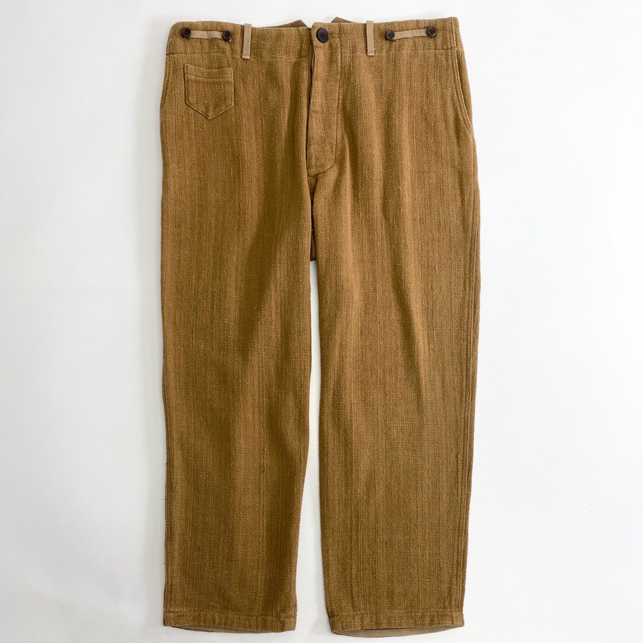 39c20 COLINA コリーナ コットンパンツ L ブラウン 日本製 ボトムス 162PT10 COTTON PANTS コインポケット