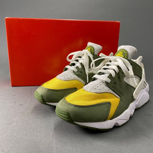 b6 NIKE ナイキ STUSSY ストゥーシー Nike Air Huarache エアハラチ スニーカー 27 ダークオリーブ シューズ