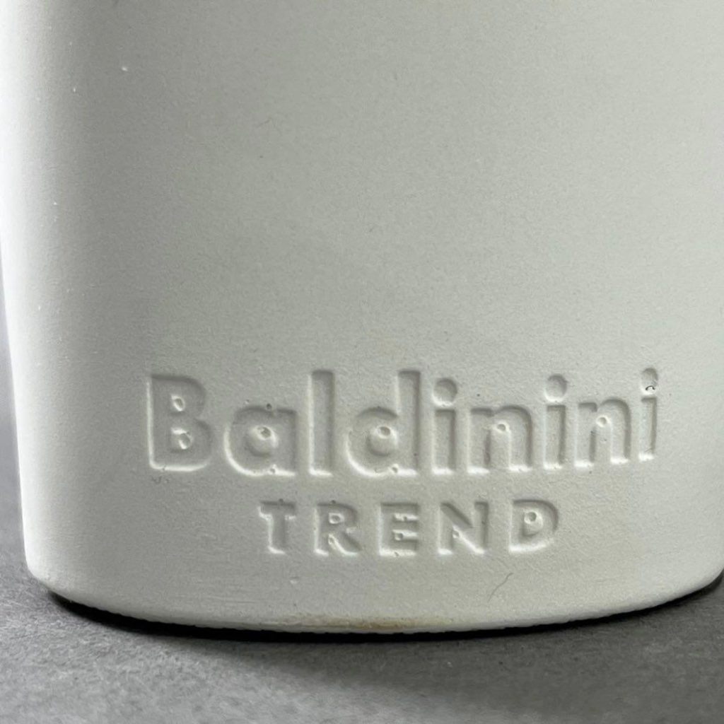 14e29 《美品》 イタリア製 Baldinini バルディニーニ レザー ストラップ サンダル チャンキーヒール ロゴ 37 1/2 ホワイト レディース