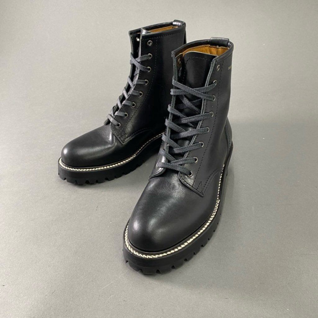 7f8 《美品》 ANACHRONISM アナクロニズム ANN-00185 LOGGER BOOTS ロガーブーツ レースアップ レザー 8 vibramソール メンズ 男性用