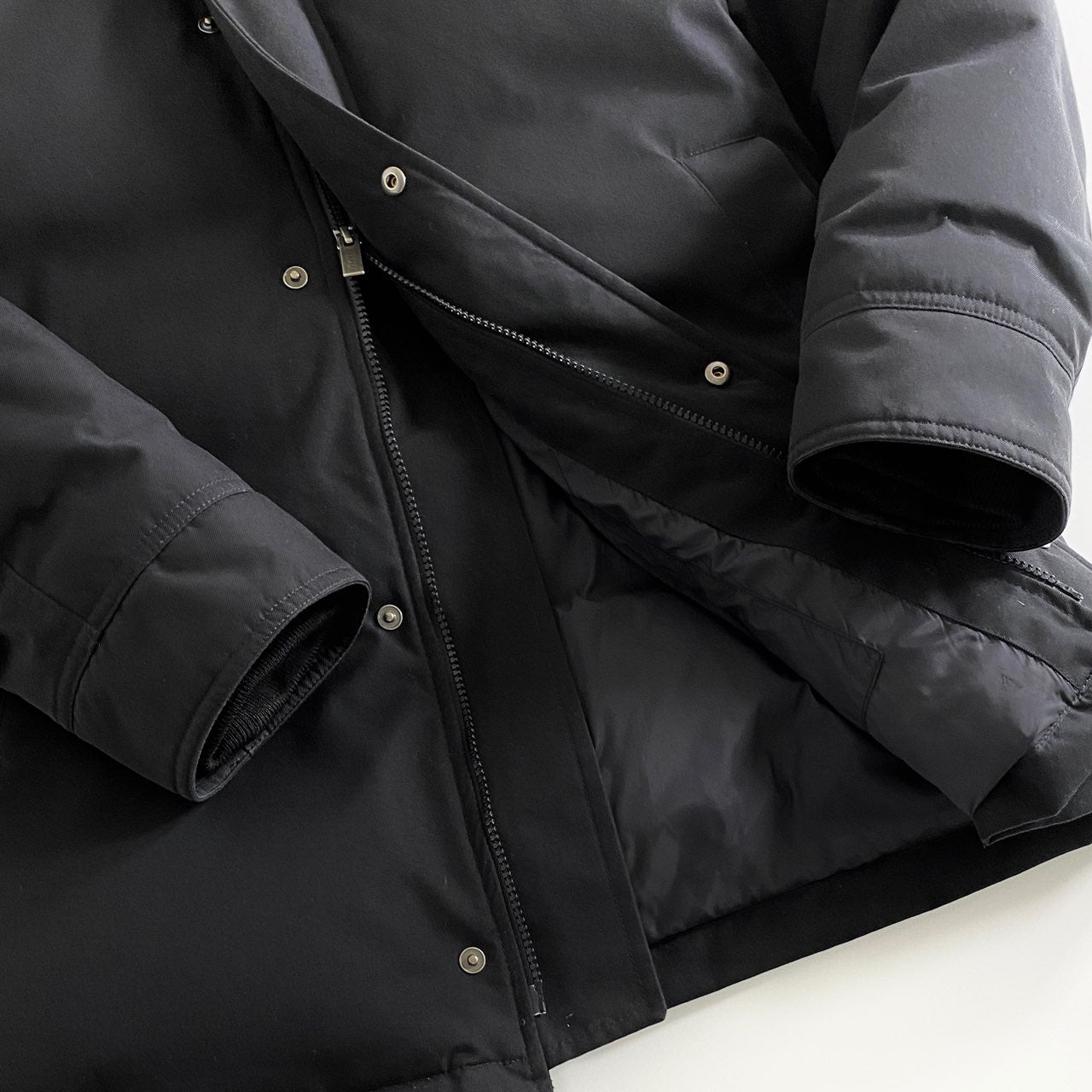 46M5 PYRENEX ピレネックス ANNECY アヌシー DOWN JACKET ダウンジャケット M ブラック ピュアフレンチダウン アウター 秋冬