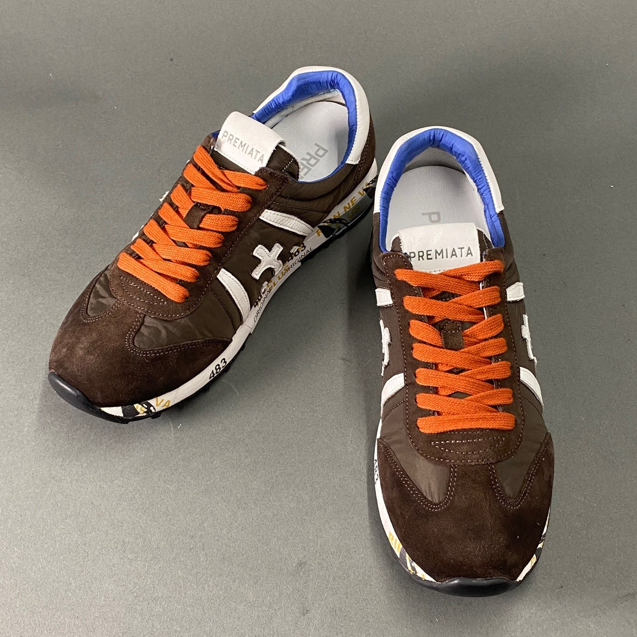 1L21 PREMIATA プレミアータ ERIC エリック スニーカー 40 ブラウン スウェード シューズ 483 スポーツライン – VALUE  STOCK MALL