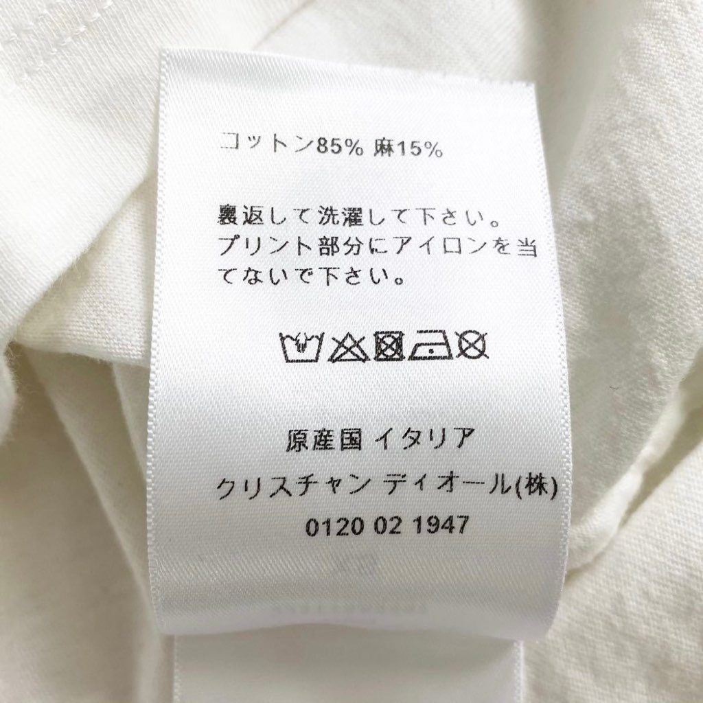 33f1 イタリア製 22ss Christian Dior クリスチャンディオール DIOR VIBE ディオール ヴァイブ 半袖Tシャツ カットソー BEE 蜂 サイズXS