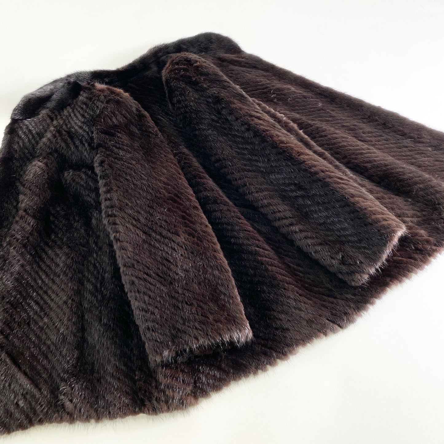 11L25《本毛皮》ダークミンク 毛皮コート ミンクコート 11号 レディース MINK FUR