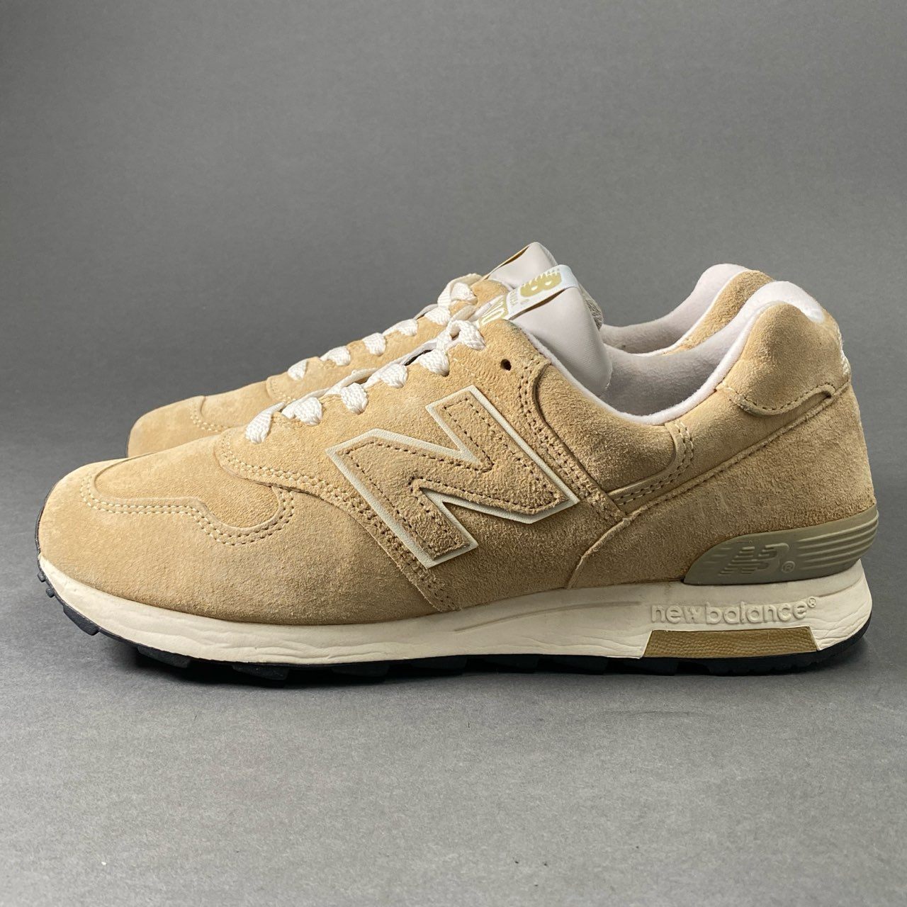 6c3 NEW BALANCE ニューバランス M1400BE USA製 スエード スニーカー 26cm ベージュ ローカット