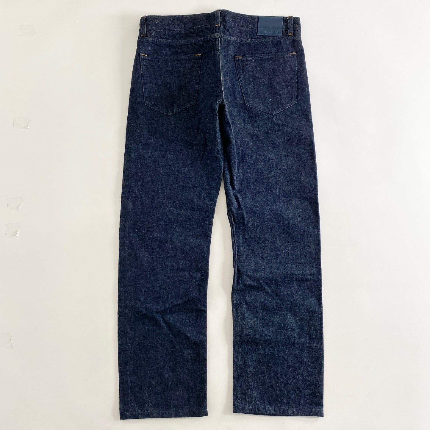 45L2《美品》イタリア製 JIL SANDER ジルサンダー セルビッチリジットデニムパンツ 32 インディゴ ジーンズ 濃紺 DENIM PANTS