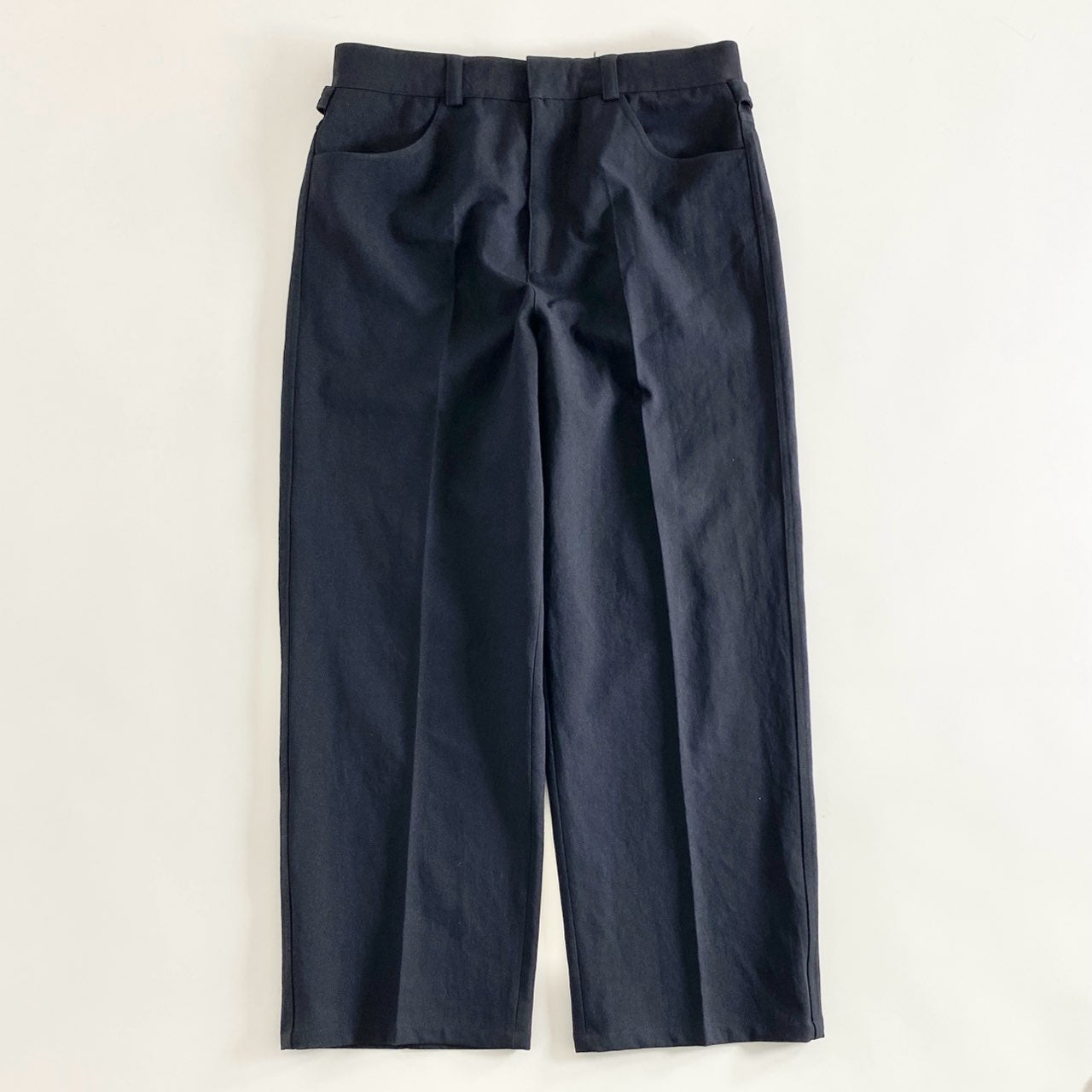 52A13 JIL SANDER ジルサンダー 2020 タックワイドスラックスパンツ 48 ブラック ボトムス イタリア製 WIDE PANTS