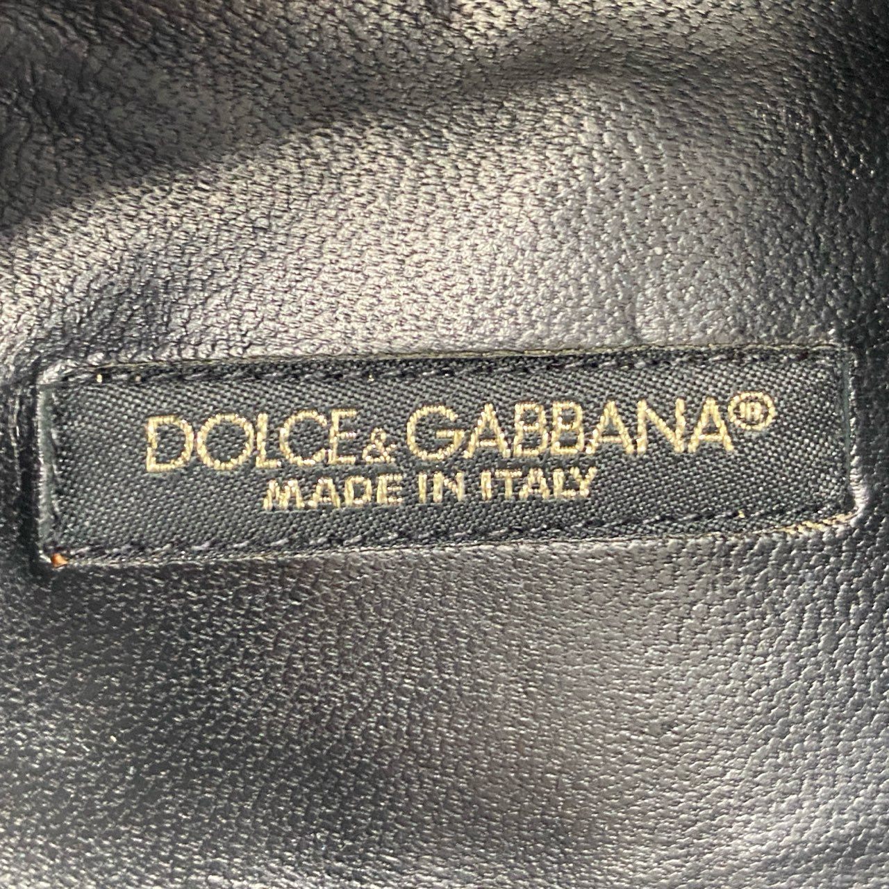 1c3 DOLCE&GABBANA ドルチェアンドガッバーナ Wチップ レース ドレスシューズ 35 ブラック レザー メダリオン イタリア製