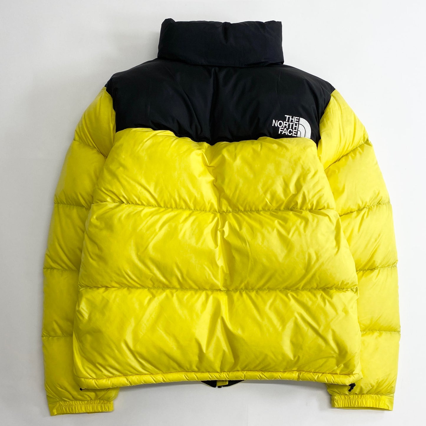 71k11 《新品タグ付き》THE NORTH FACE ザノースフェイス ヌプシ ダウンジャケット XL イエロー×ブラック ND92234