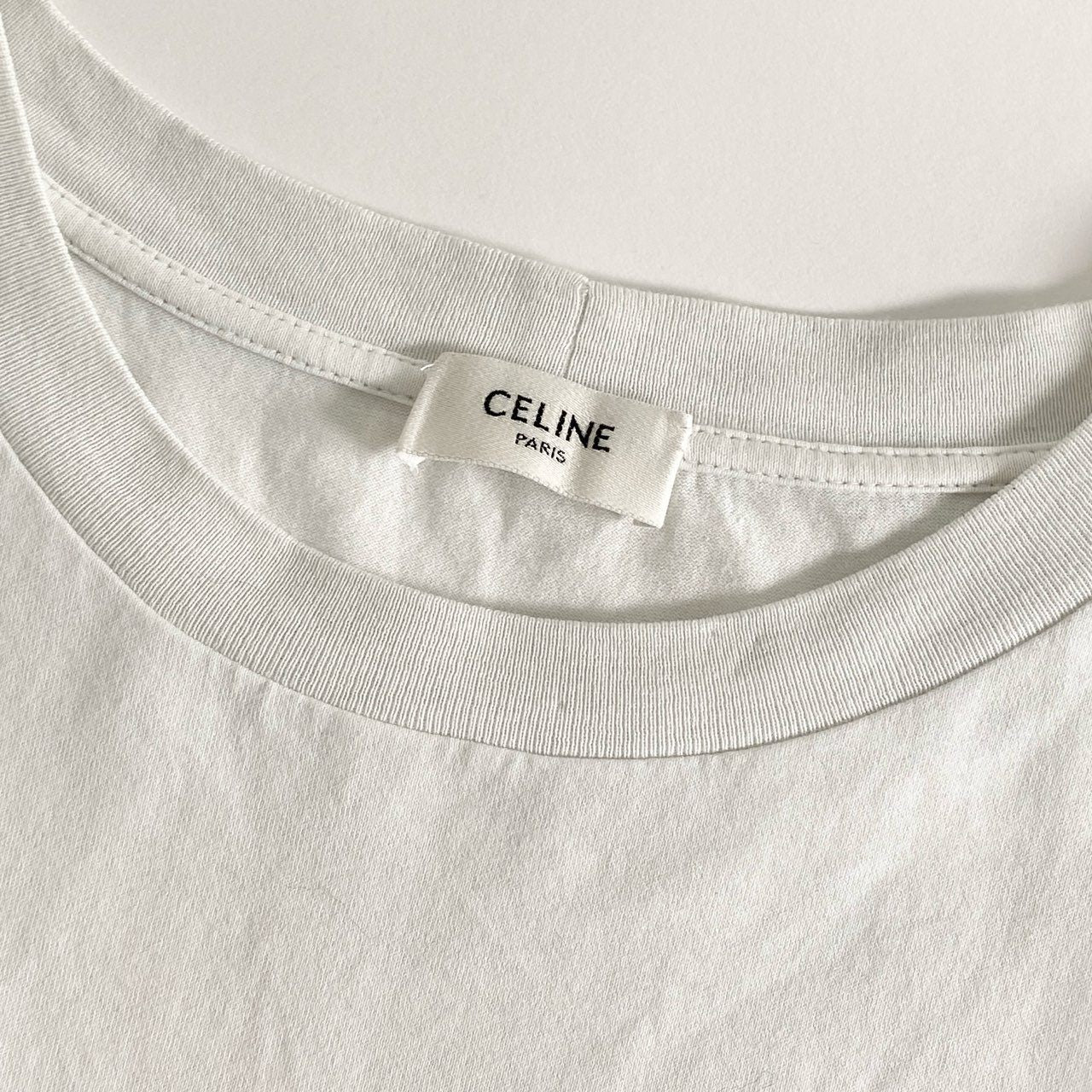 7b26 イタリア製 CELINE セリーヌ マルセロラヴィン HEAVENLY DAYS Tシャツ 半袖カットソー M ホワイト トップス カットソー メンズ