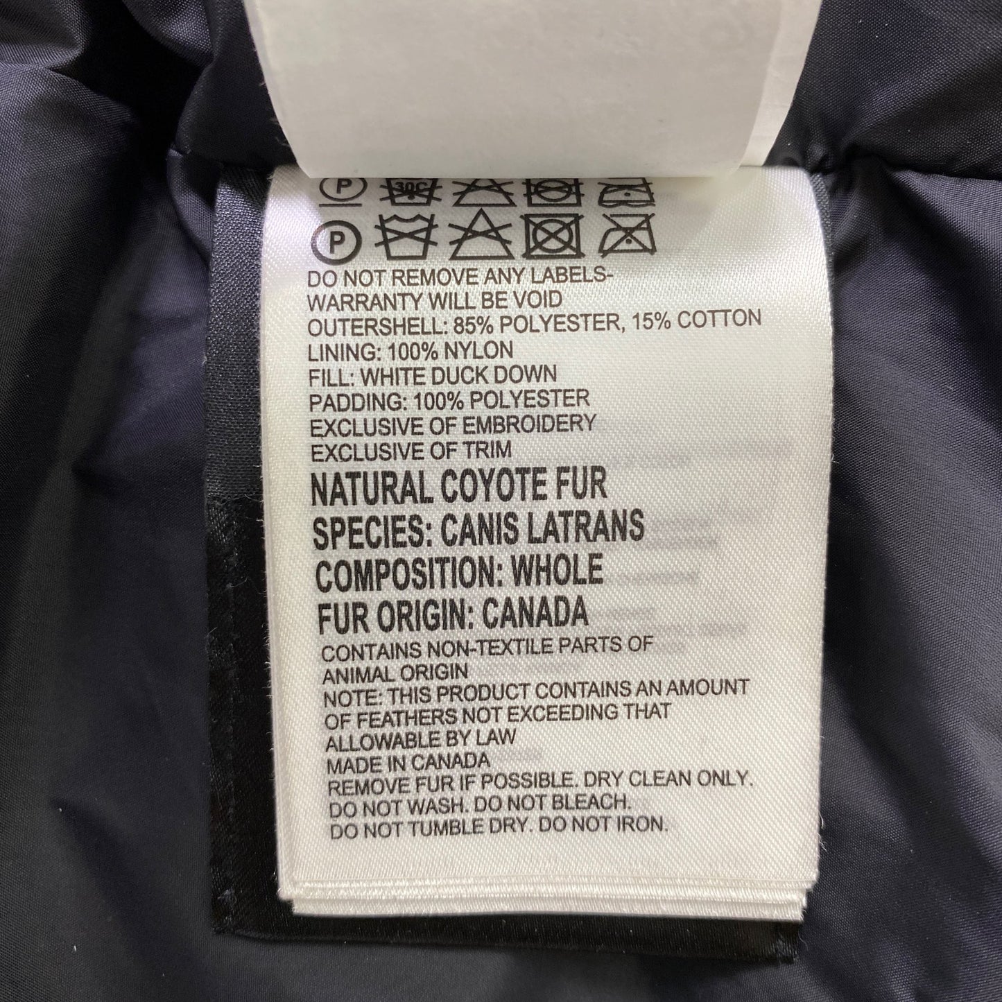 60k4 CANADA GOOSE カナダグース カーソンパーカー ダウンジャケット 3805JMA S ブラック ファー取り外し可 CARSON PARKA アウター コヨーテ カナダ製