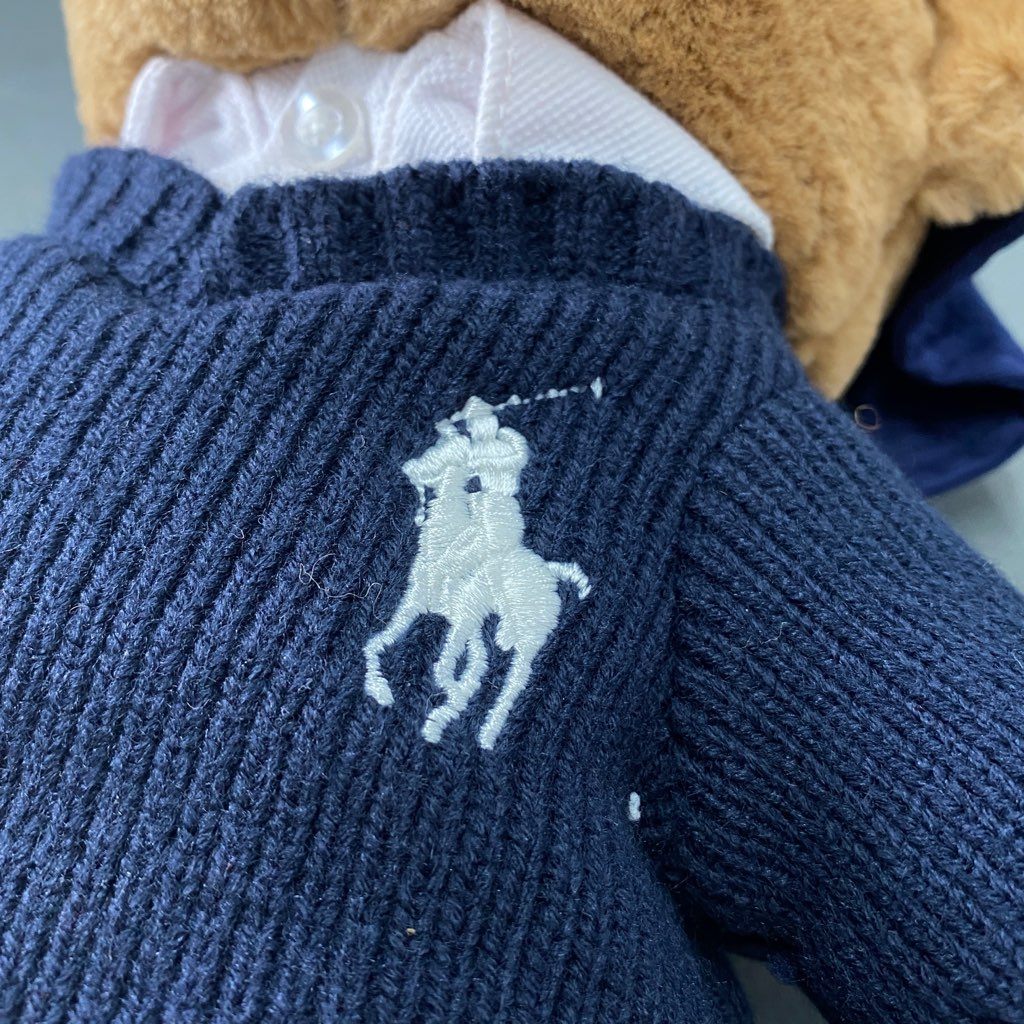 78b10 《美品》 POLO RALPH LAUREN ポロラルフローレン ポロベア ドライバー ヘッドカバー ぬいぐるみ POLO GOLF ゴルフ用品 ネイビー