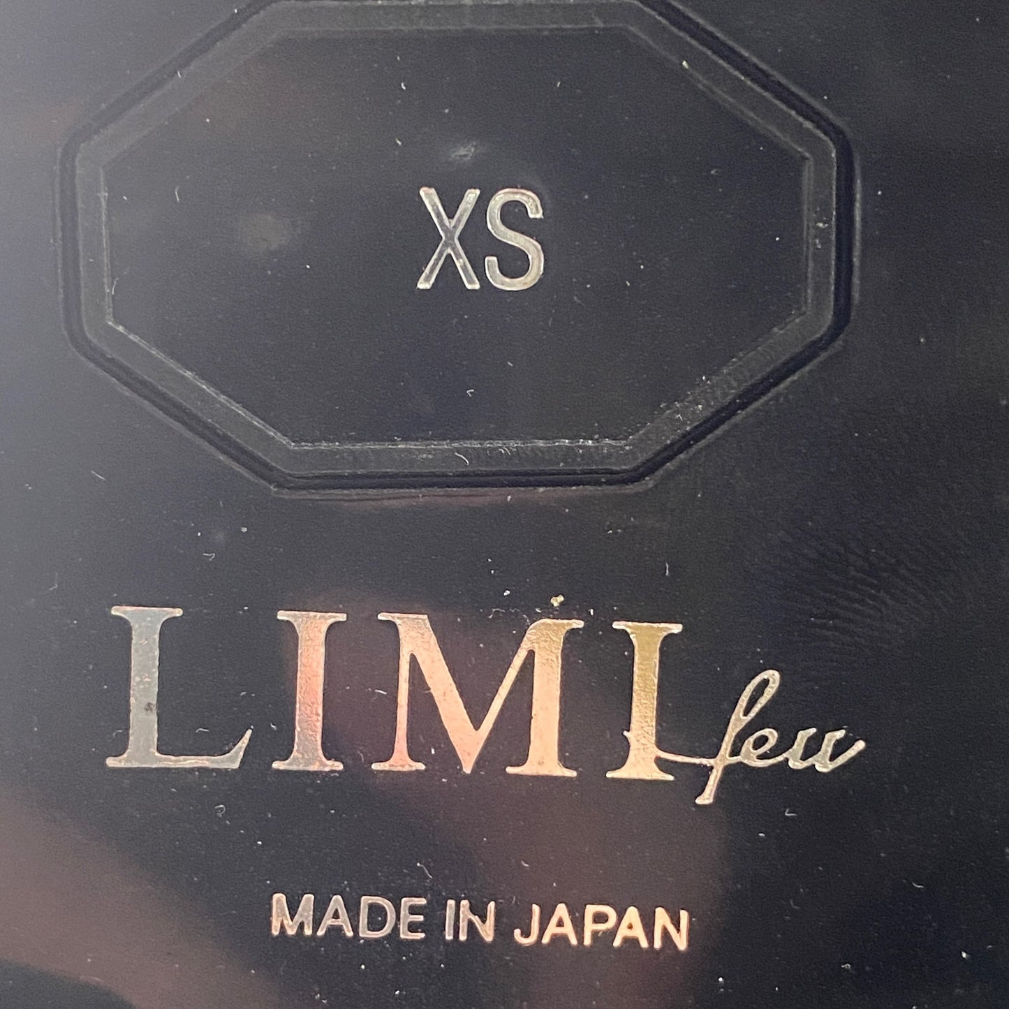 1a26 LIMI feu リミフゥ 日本製 サイドゴアブーツ スタッズ ショートブーツ シューズ XSサイズ ブラック レザー レディース 女性用 MADE IN JAPAN