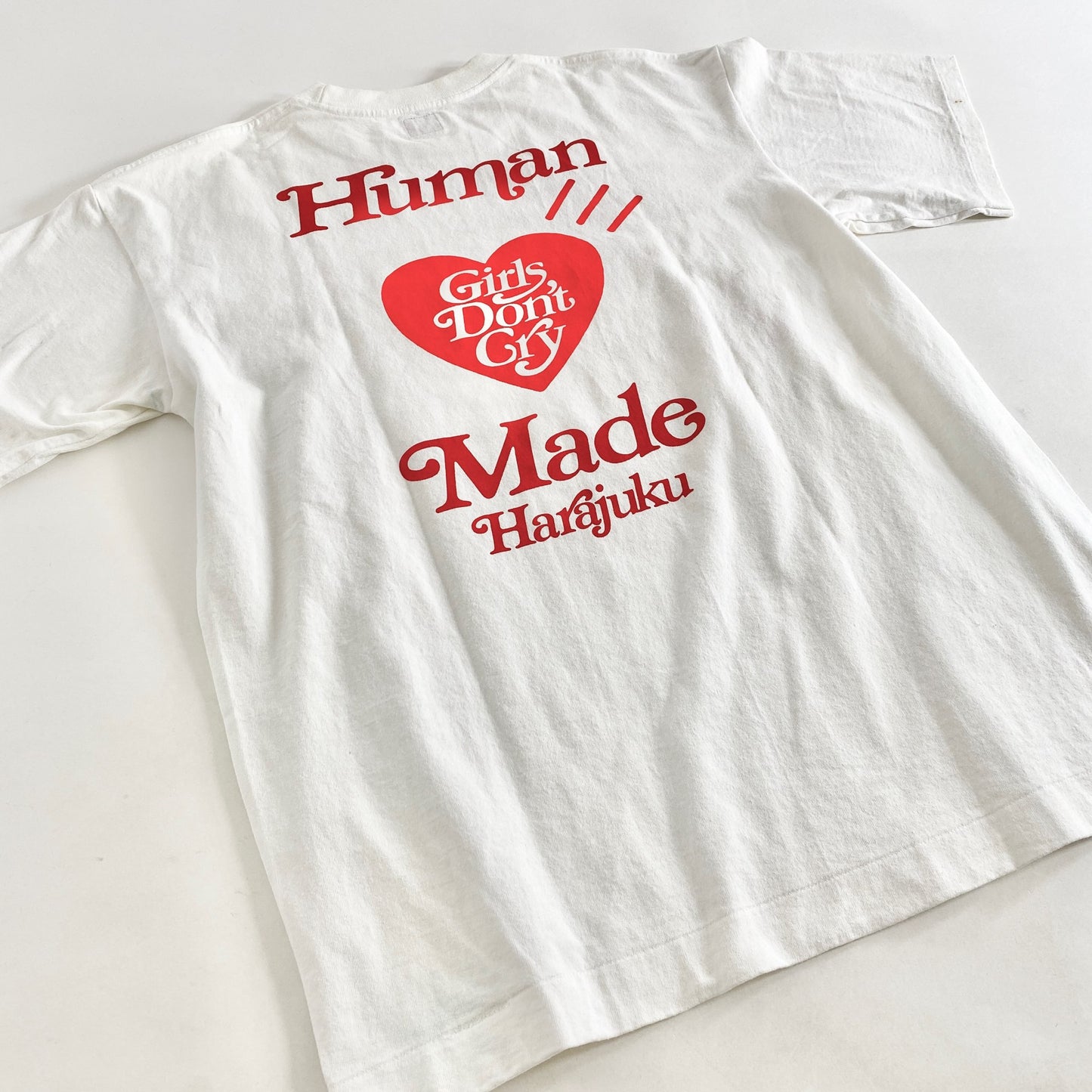 45L2 HUMAN MADE ヒューマンメイド 原宿OPEN記念 限定Tシャツ L ホワイト カットソー TEE 日本製 ストリート