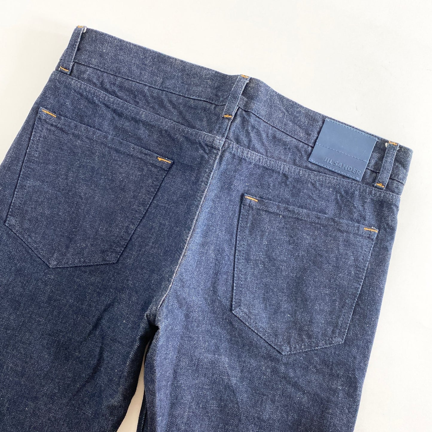 45L2《美品》イタリア製 JIL SANDER ジルサンダー セルビッチリジットデニムパンツ 32 インディゴ ジーンズ 濃紺 DENIM PANTS