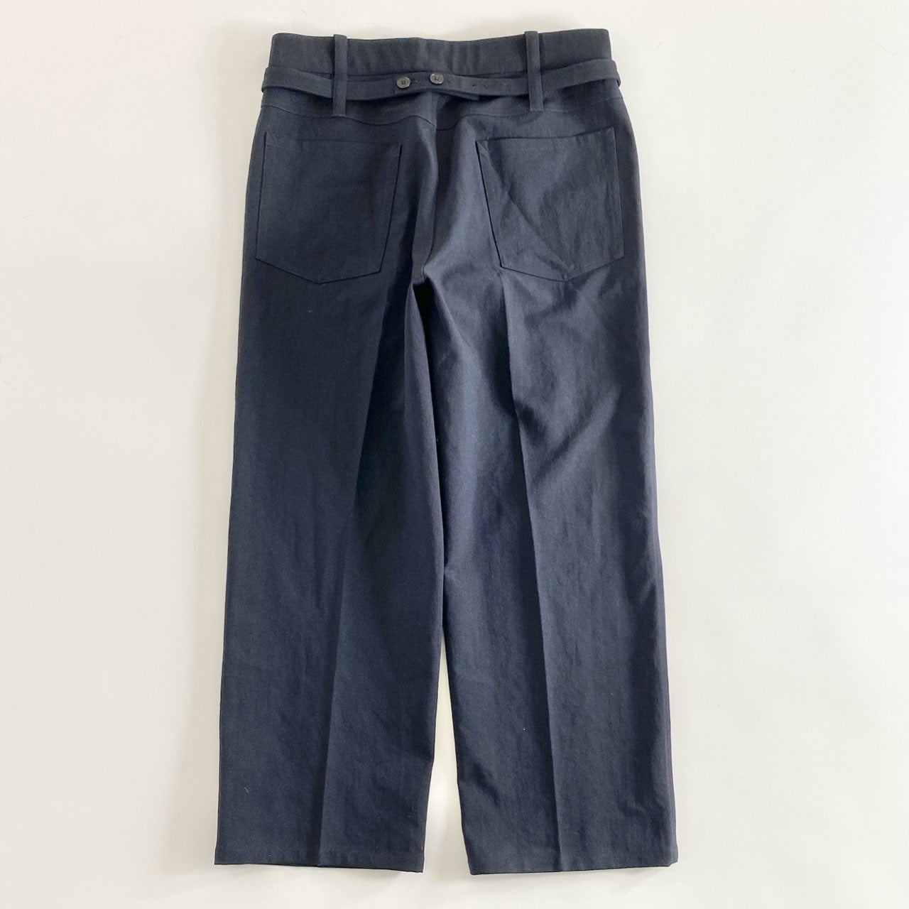 52A13 JIL SANDER ジルサンダー 2020 タックワイドスラックスパンツ 48 ブラック ボトムス イタリア製 WIDE PANTS