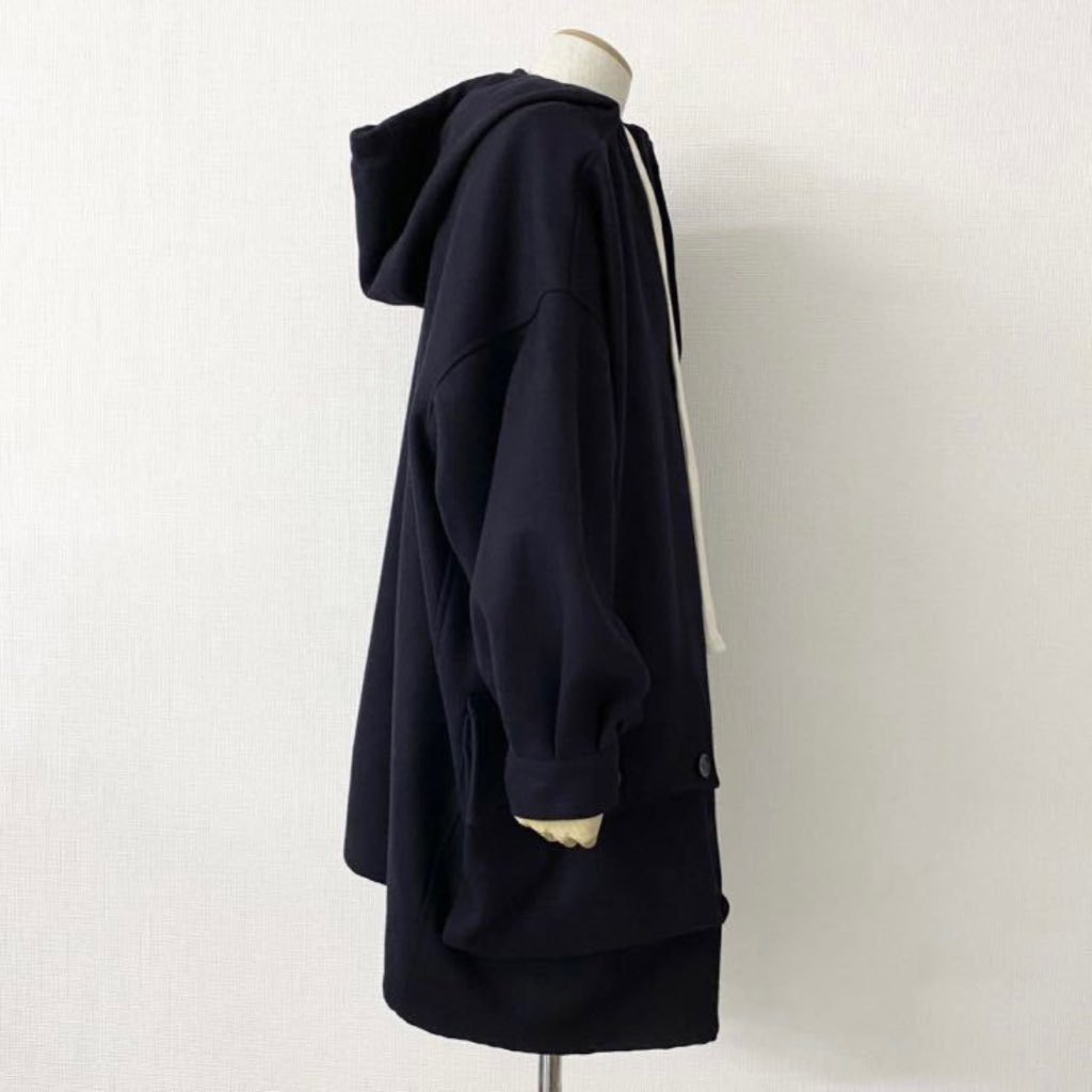 66j29 《美品》 SOUMO ソウモ ANORAK OVER JACKET アノラック オーバージャケット プルオーバー 10C-SJ-001 02 ネイビー メンズ 男性用